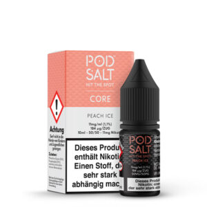 Pod Salt 10ml Liquid | Core | Peach Ice | 11mg