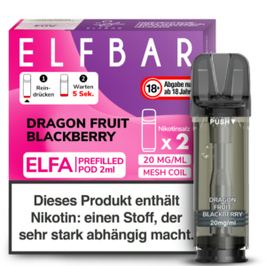 Elfbar Elfa Pods Dragonfruit Blackberry