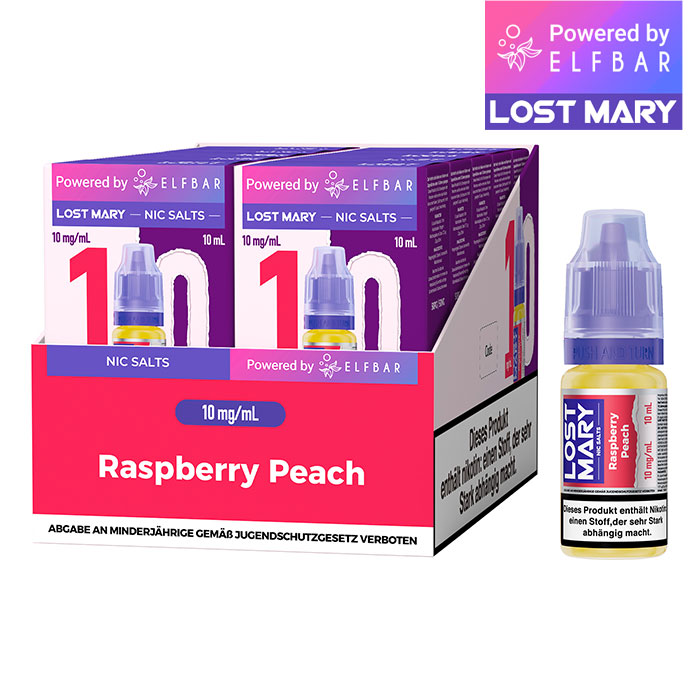 Lost Mary Liquid 10mg Raspberry-Peach