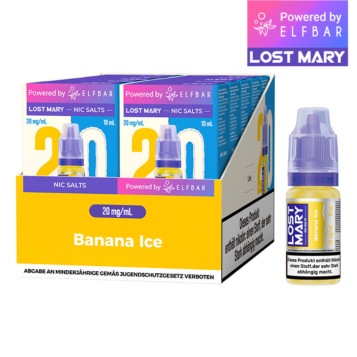Lost Mary Liquid 20mg Banana-Ice