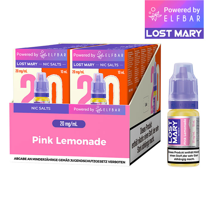 Lost Mary Liquid 20mg Pink-Lemonade