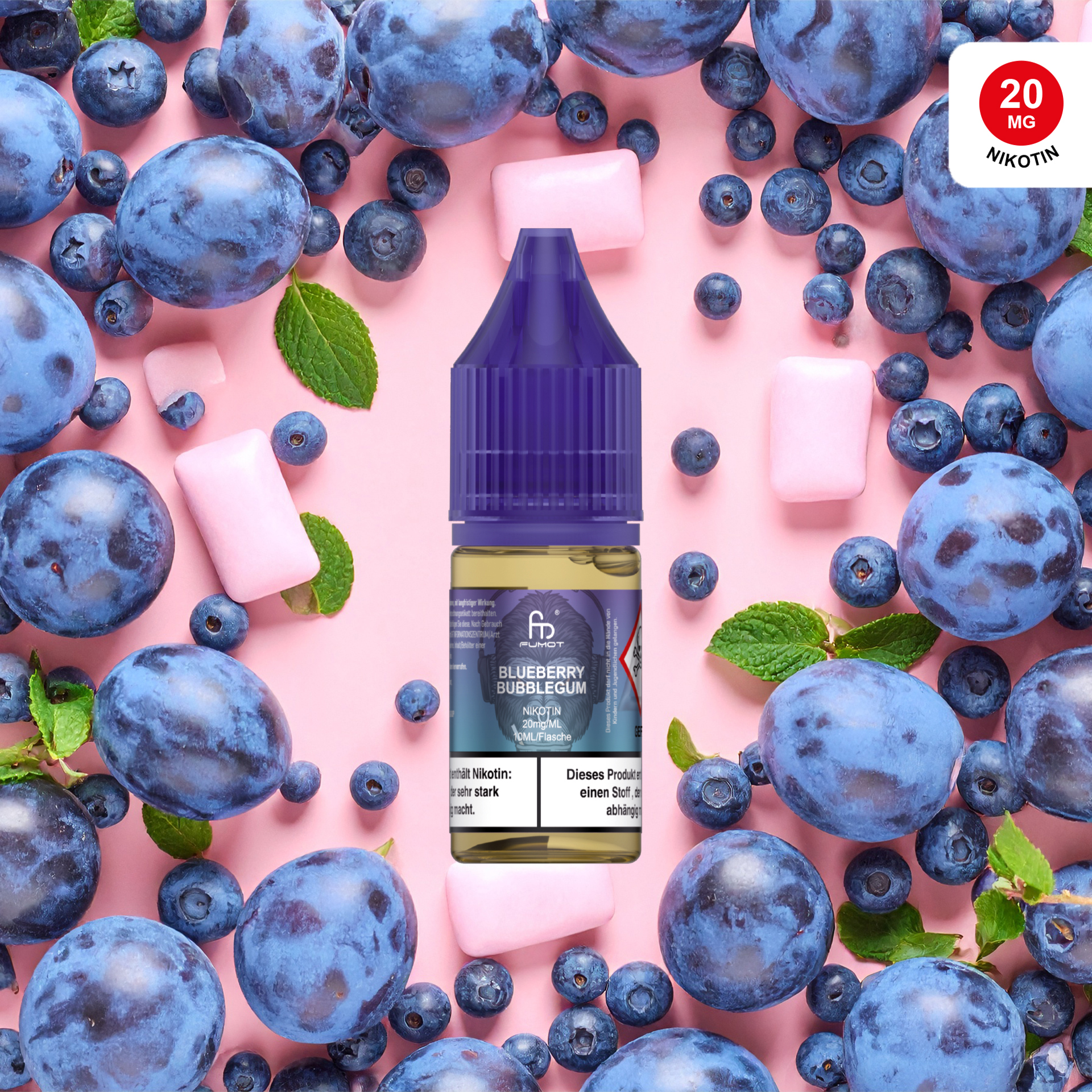 Randm Liquid 20 mg Blueberry-Bubblegum