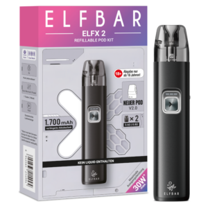 Elfbar-Elfx-2-E-Zigaretten-Set-Matte-Black