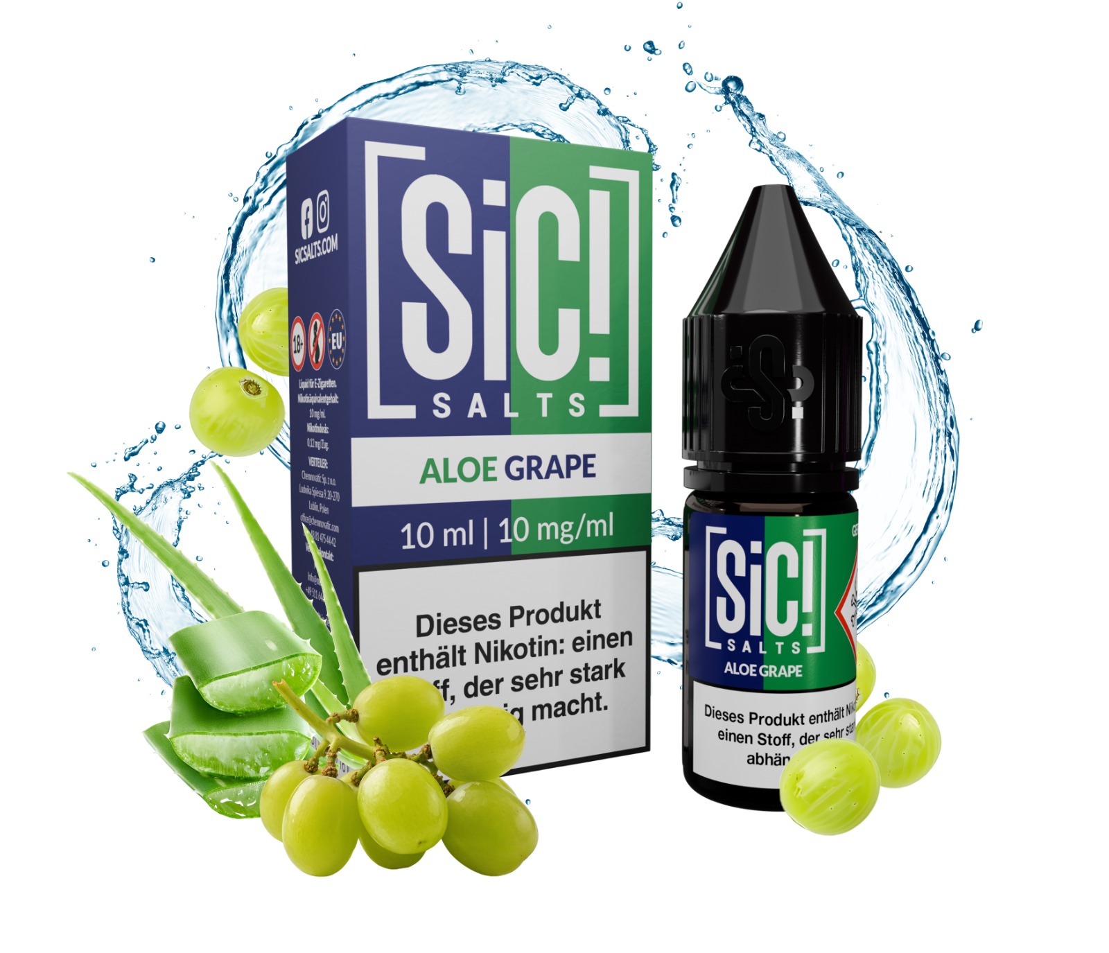 SiC Salt Aloe Grape 10mg