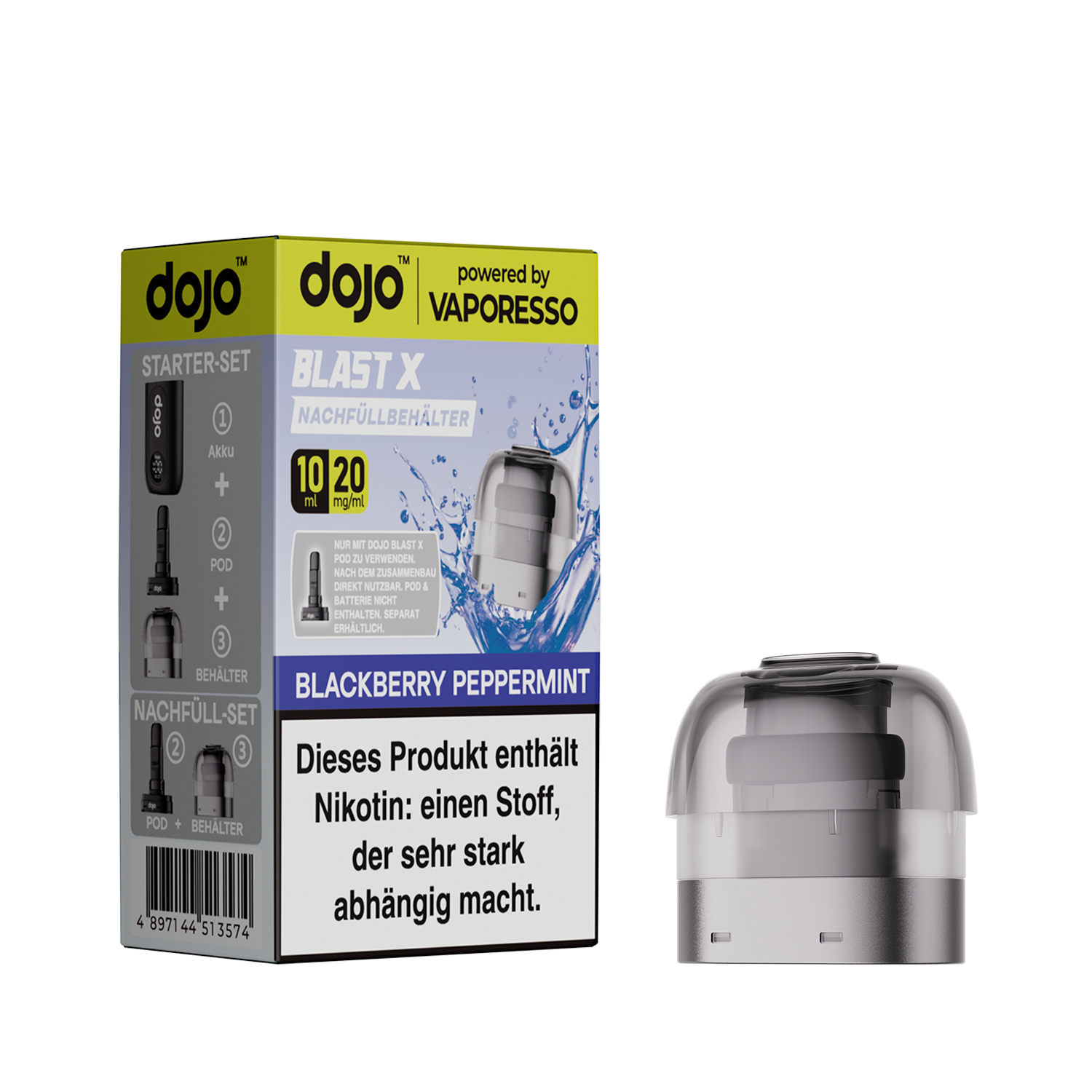 Dojo Blast X Refill Blackberry Peppermint 20mg