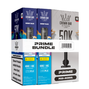 Al Fakher Prime Hypermax 50K 2er Pod + Coil Berry Blue