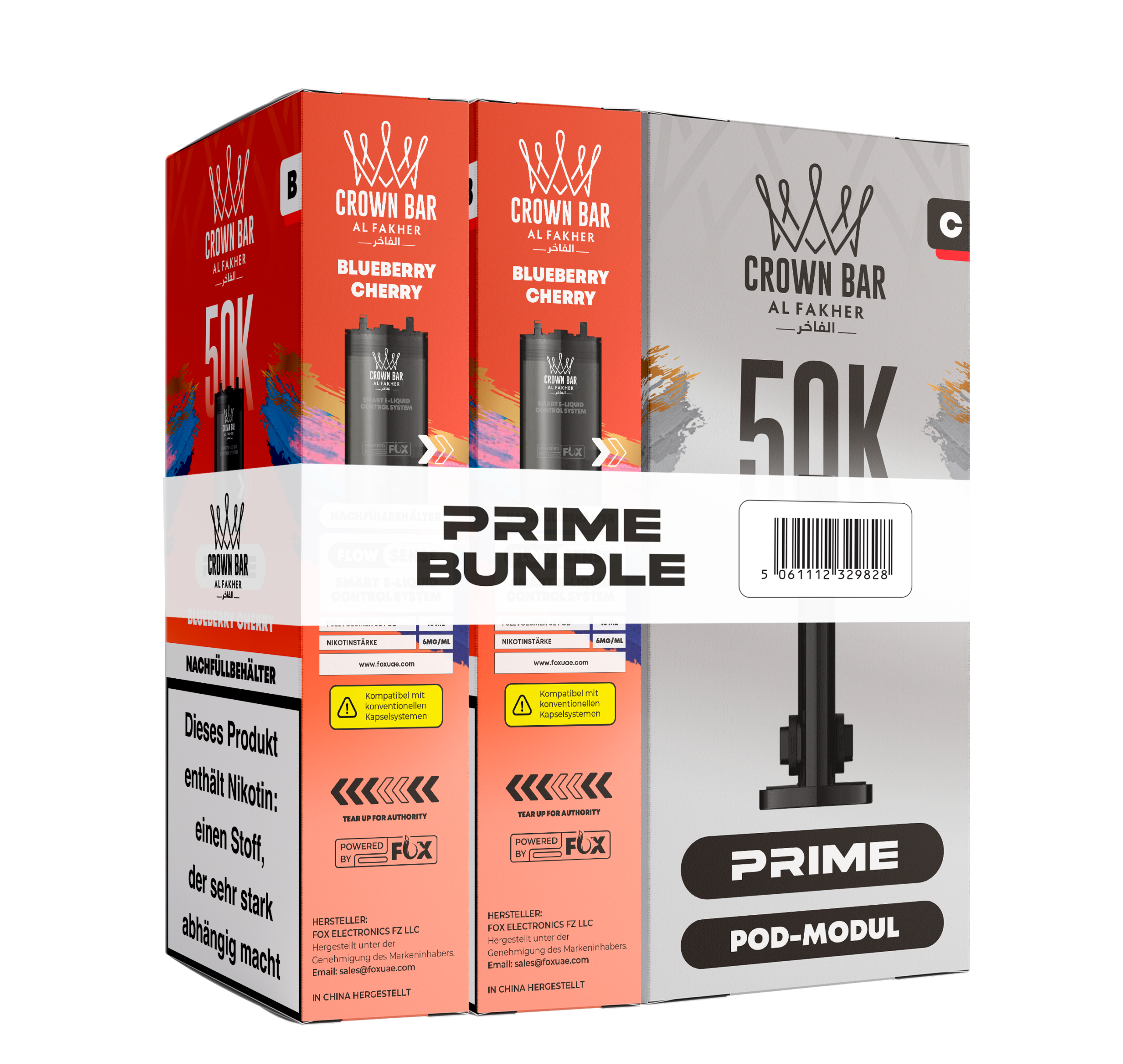 Al Fakher Prime Hypermax 50k Blueberry Cherry