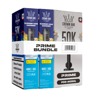 Al Fakher Prime Hypermax 50k Blueberry Sour Raspberry