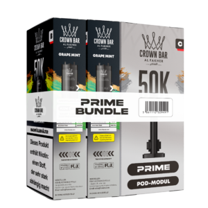 Al Fakher Prime Hypermax 50k Big Puff Grape Mint