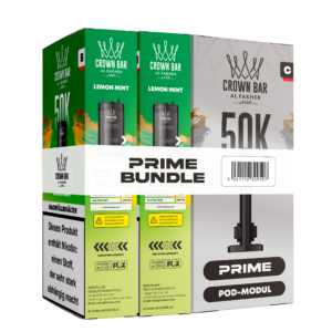 Al Fakher Prime Hypermax 50k Big Puff Lemon Mint