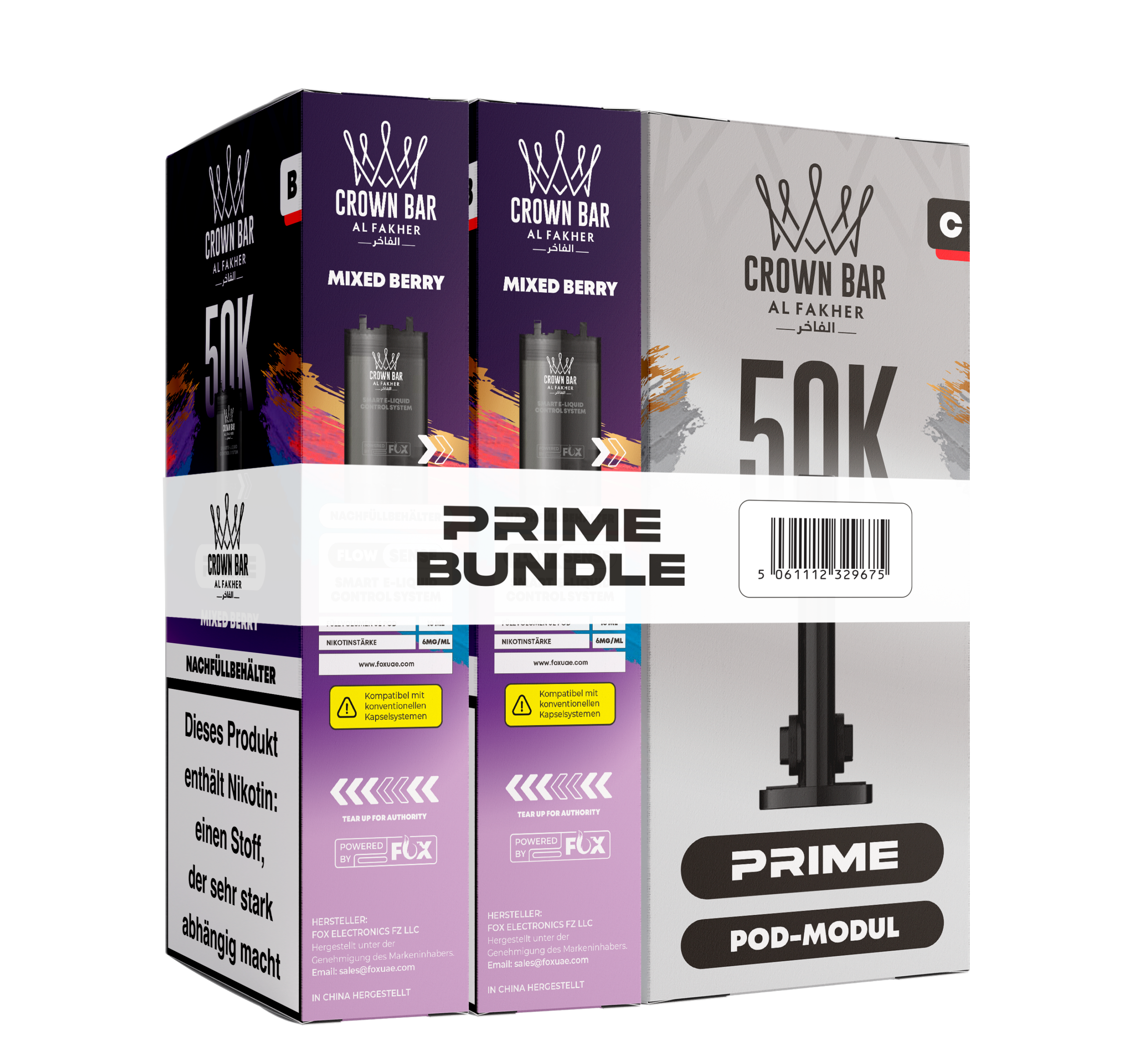 Al Fakher Prime Hypermax 50k Big Puff Mixed Berry