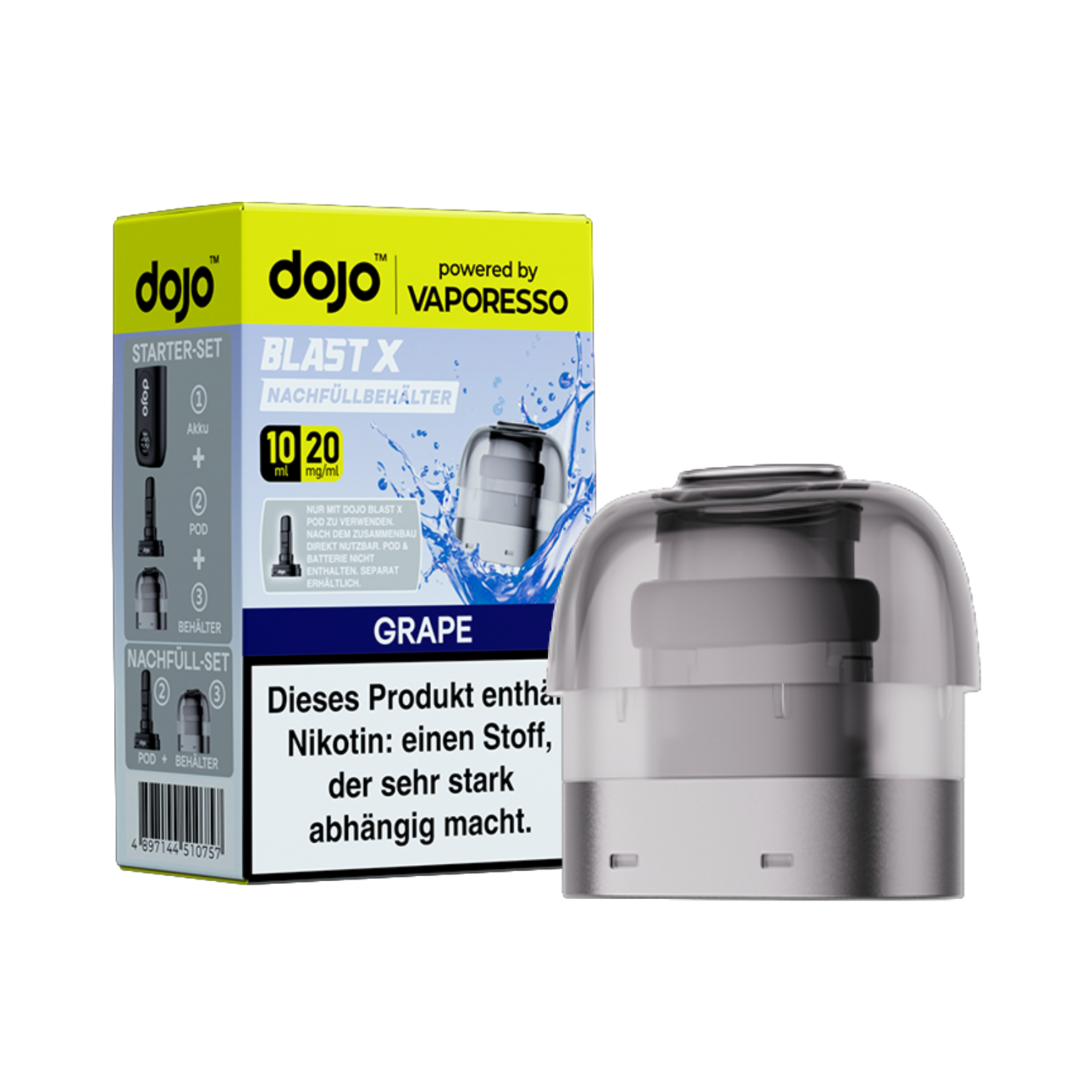 Dojo Blast X Refill Pod Grape 20mg