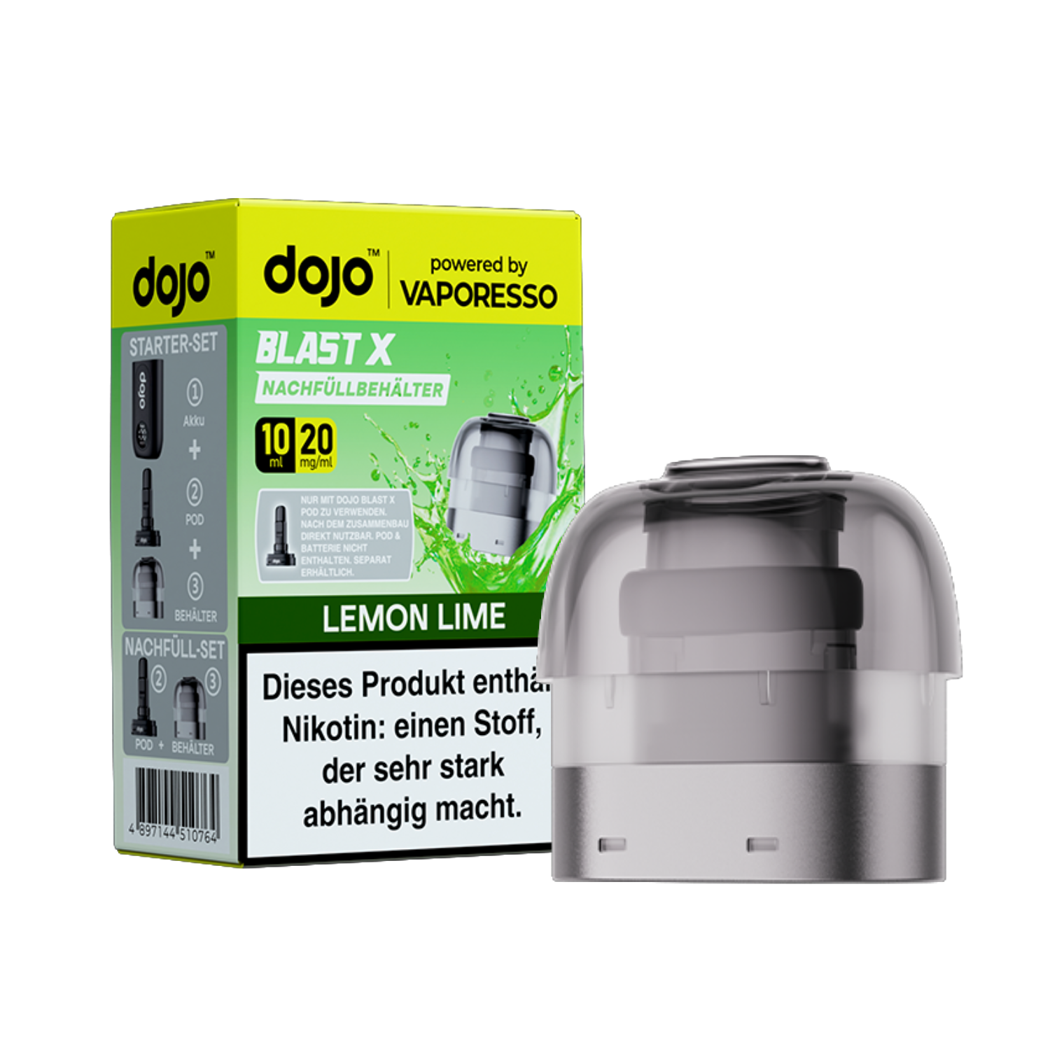 Dojo Blast X Refill Pod Lemon Lime 20mg