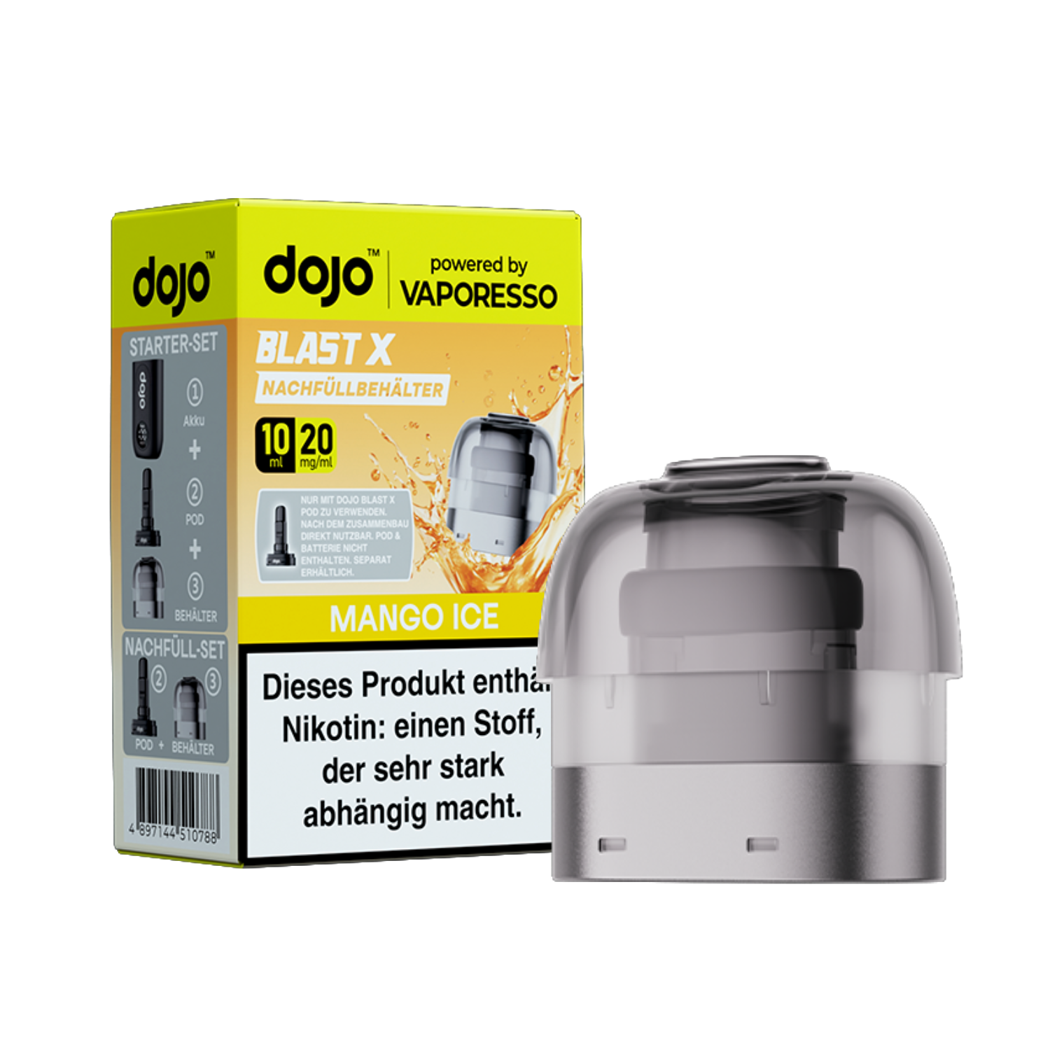 Dojo Blast X Refill Pod Mango Ice 20mg