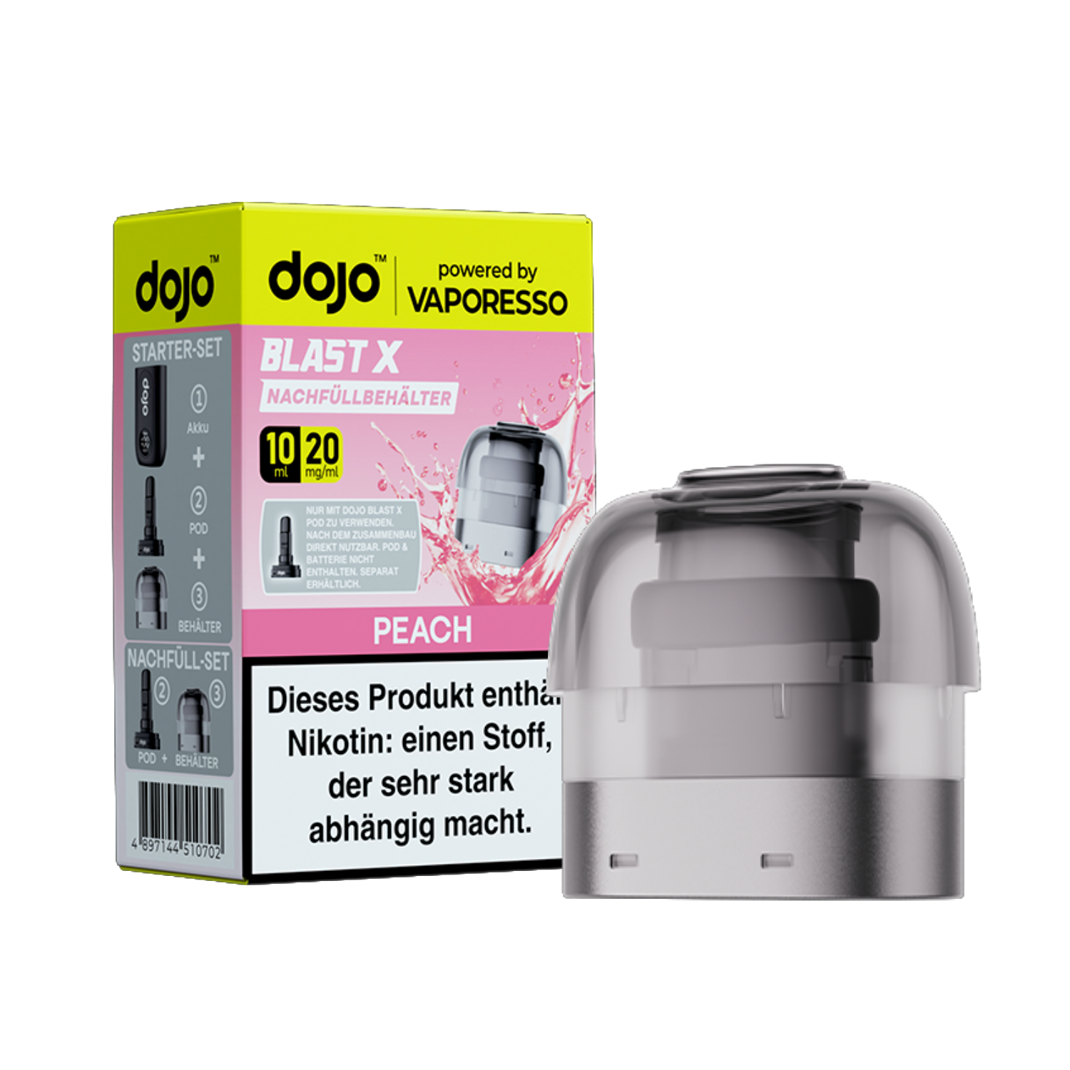 Dojo Blast X Refill Pod Peach 20mg