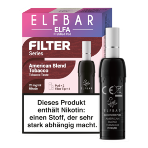 Elfbar Elfa Pods 2er Pack 20mg Filter American Tobacco