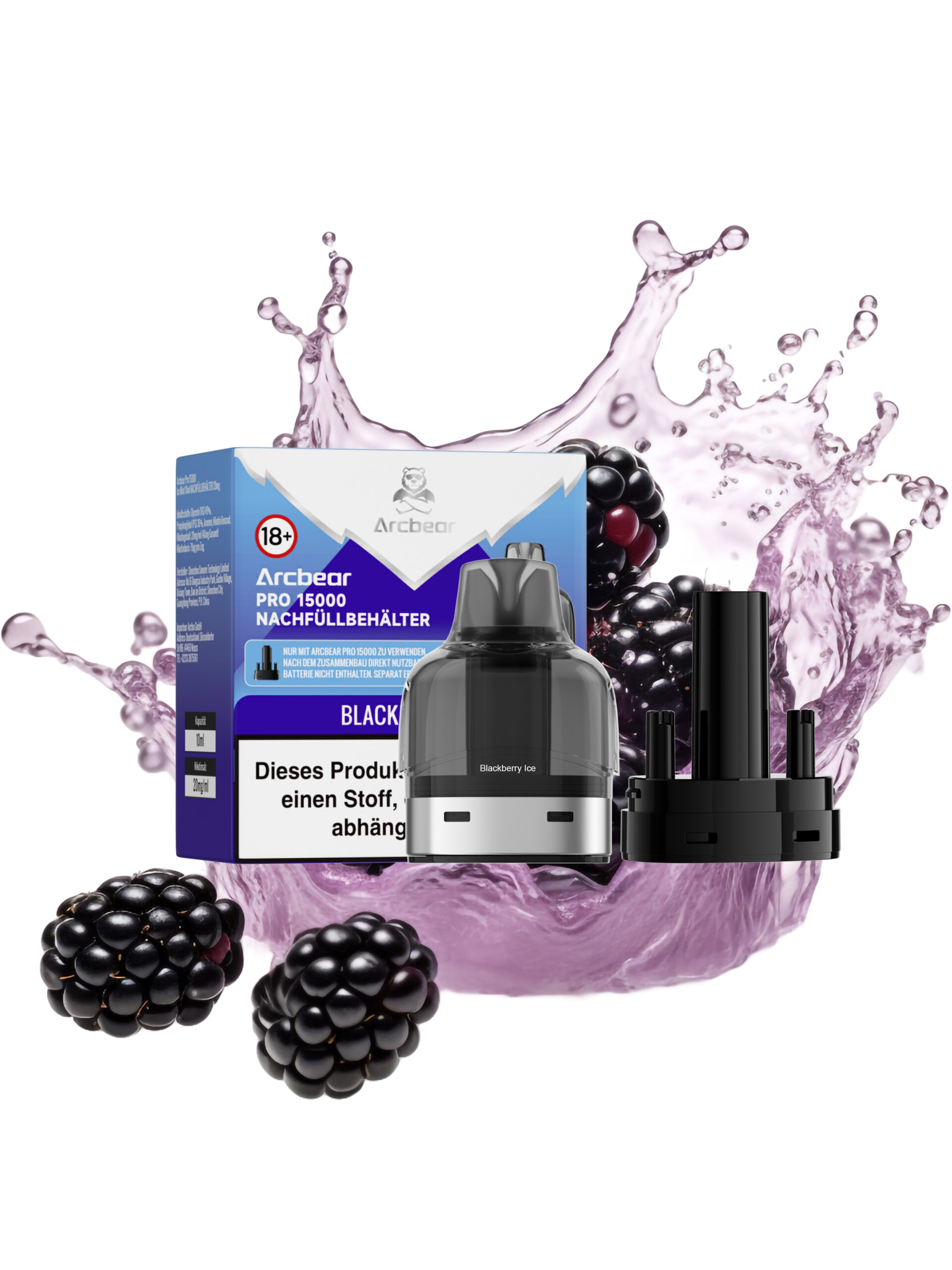 Arcbear Pro Pod Blackberry Ice Pod und Refill 20mg