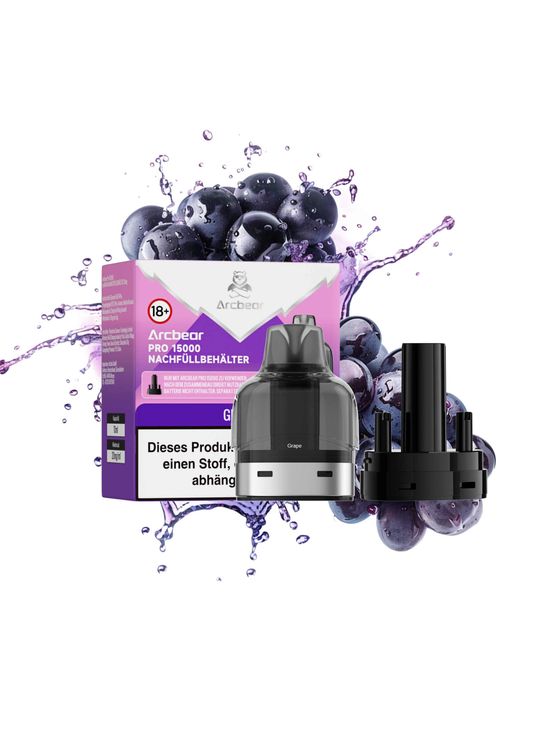 Arcbear Pro Pod Grape Pod und Refill 20mg