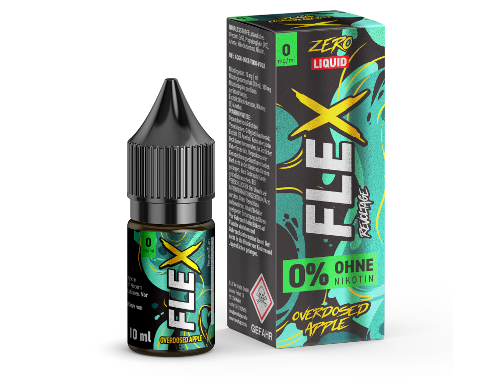 Revoltage Flex Liquid Overdosed Apple 0mg