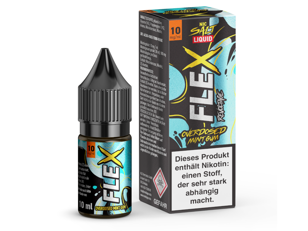 Revoltage Flex Liquid Overdosed Mint Gum 10mg