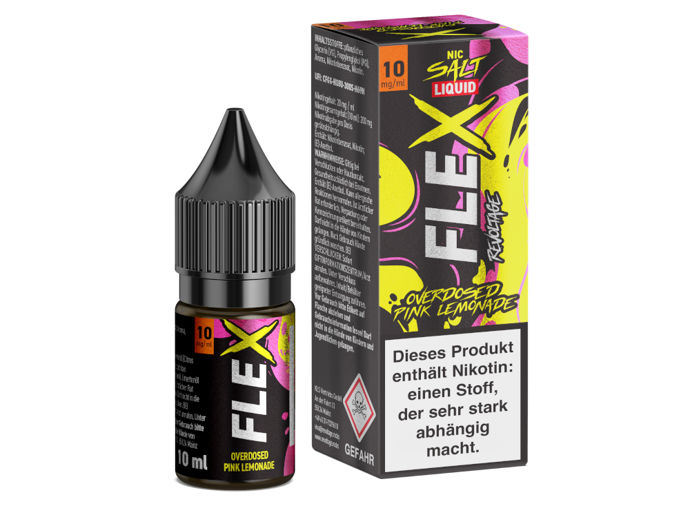 Revoltage Flex Liquid Overdosed Pink Lemonade 10mg