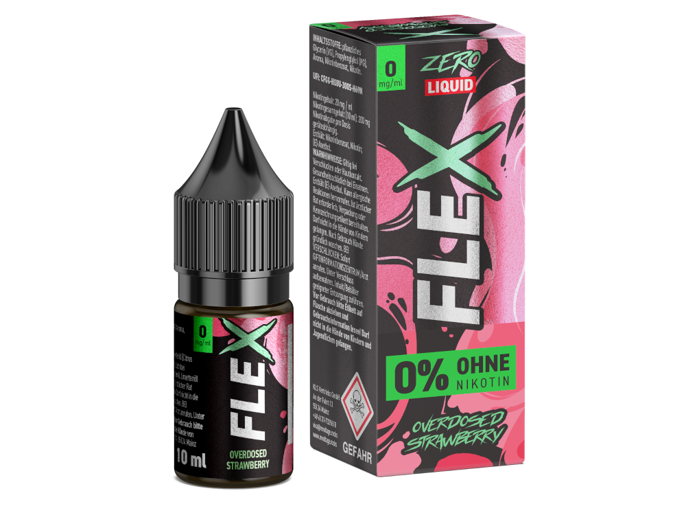 Revoltage Flex Liquid Overdosed Strawberry 0mg