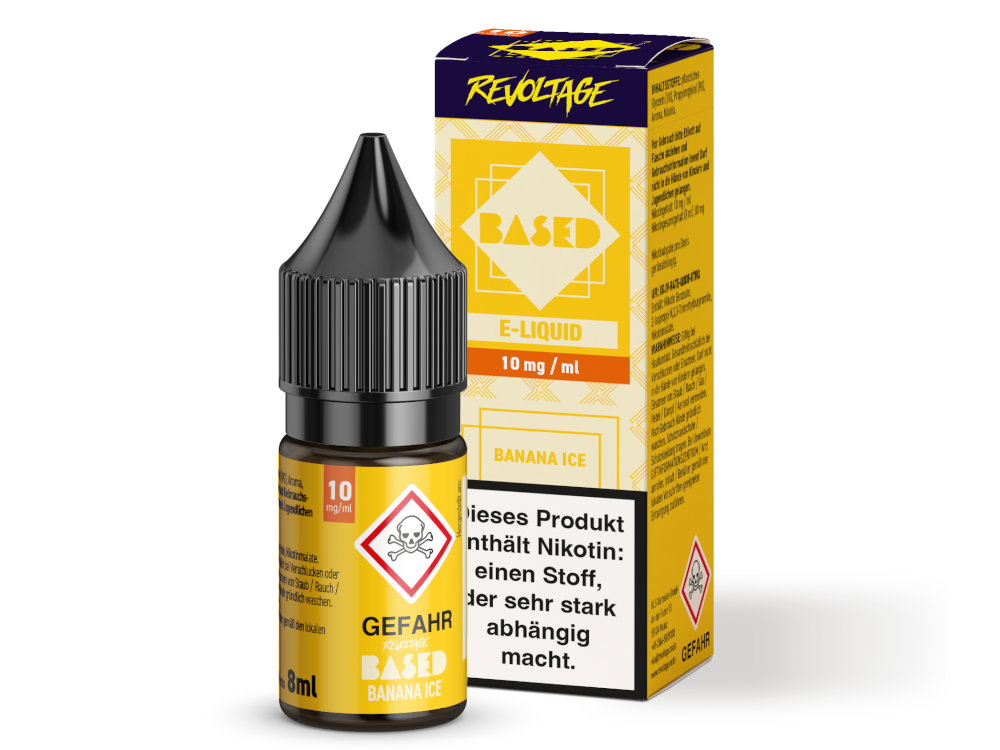 Revoltage Based Liquid Banana Ice 10mg