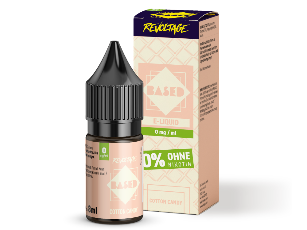 Revoltage Based Liquid Cotton Candy 0mg