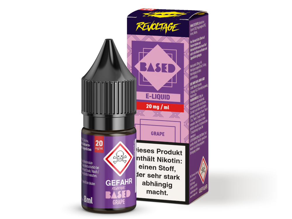 Revoltage Based Liquid Grape 20mg