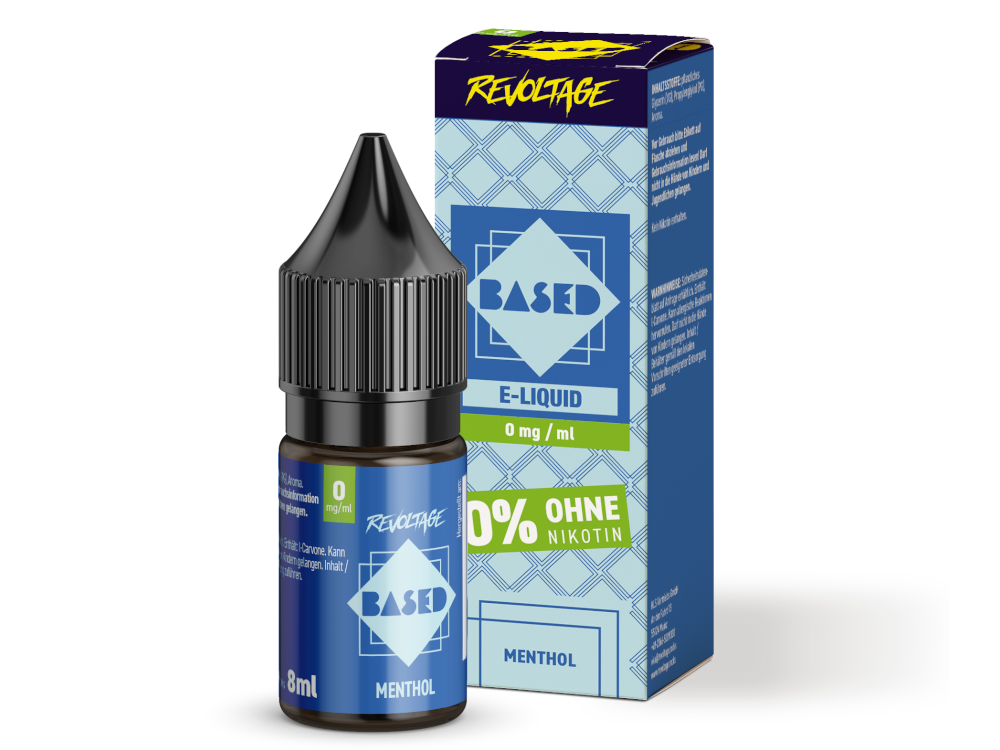 Revoltage Based Liquid Menthol 0mg