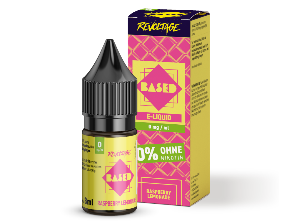 Revoltage Based Liquid Raspberry Lemonade 0mg