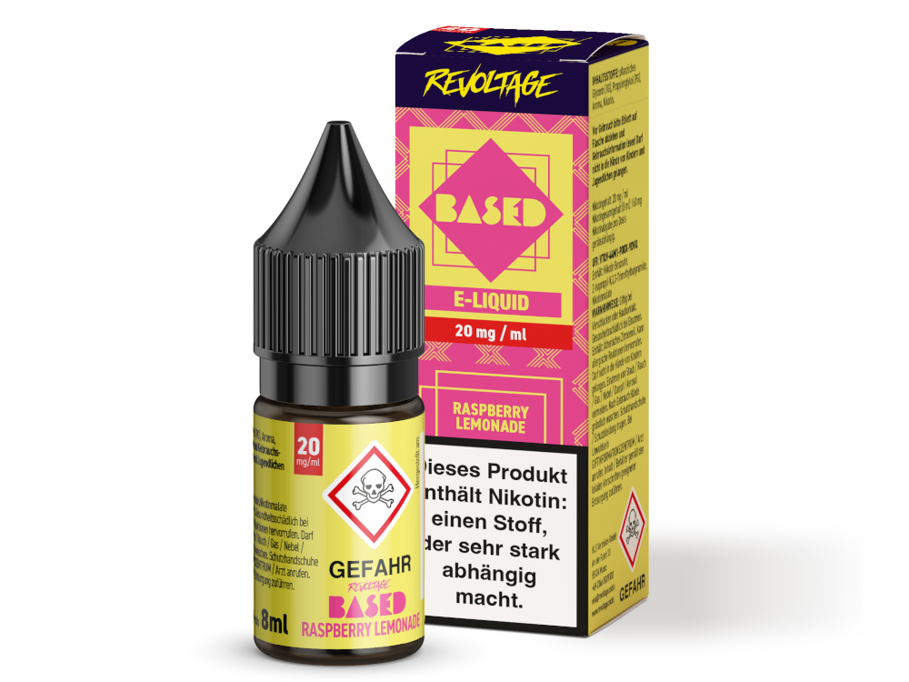 Revoltage Based Liquid Raspberry Lemonade 20mg