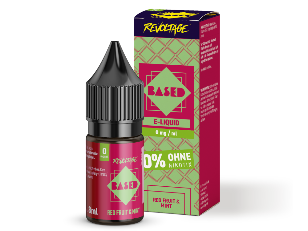 Revoltage Based Liquid Red Fruit Mint 0mg