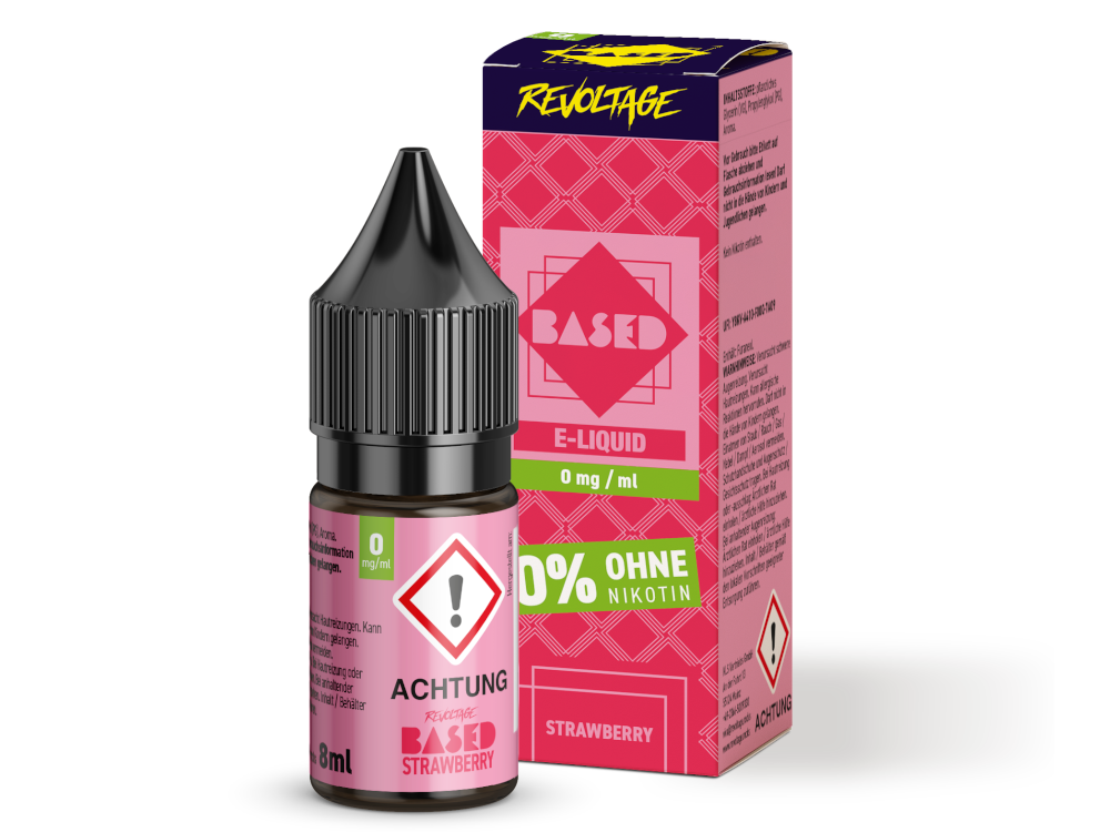 Revoltage Based Liquid Strawberry 0mg