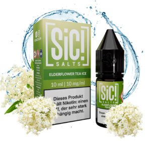 Sic Salt 10mg Liquid Elderflower Tea Ice