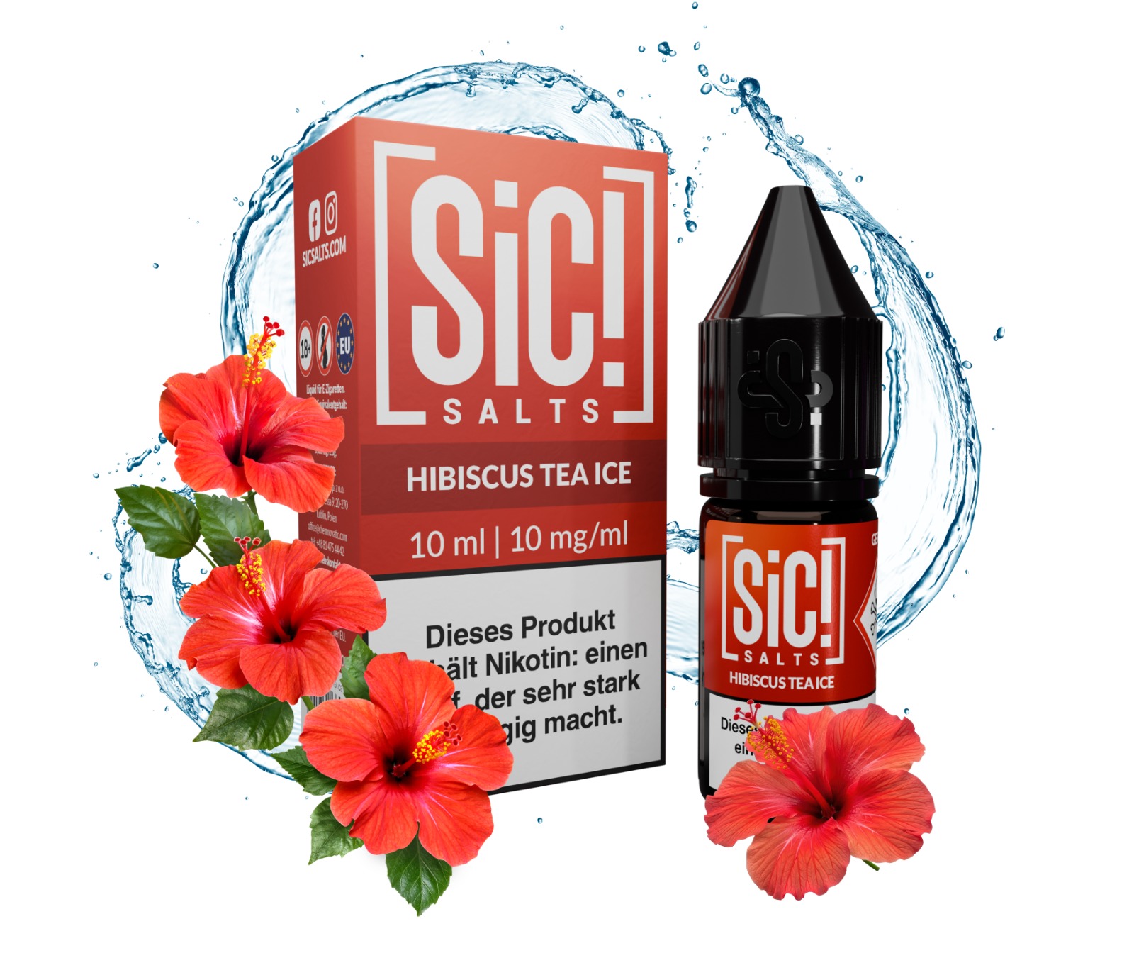 Sic Salt 10mg Liquid Hibiscus Tea Ice