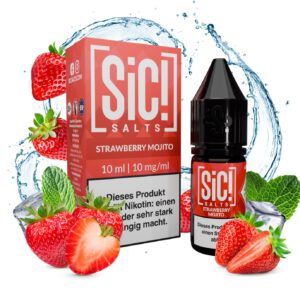 Sic Salt 10mg Liquid Strawberry Mojito
