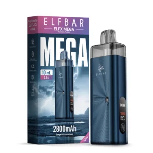 Elfbar Elfx Mega Akkuträger Pod Kit Navy Blue