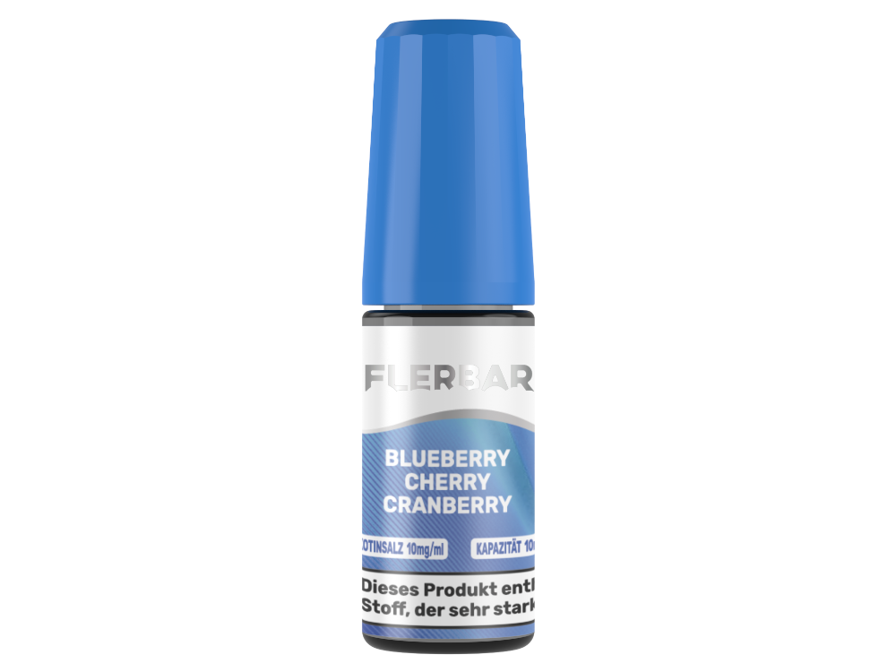 Flerbar Liquid Nikotinsalz Bluberry Cherry Cranberry 10mg