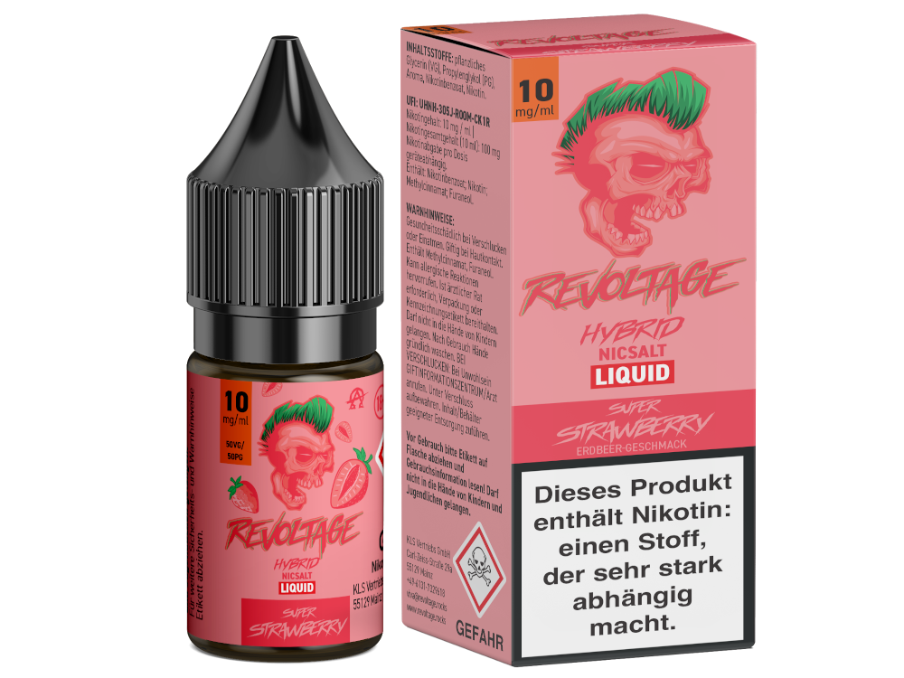 Revoltage Hybrid Liquid Super Strawberry 10mg