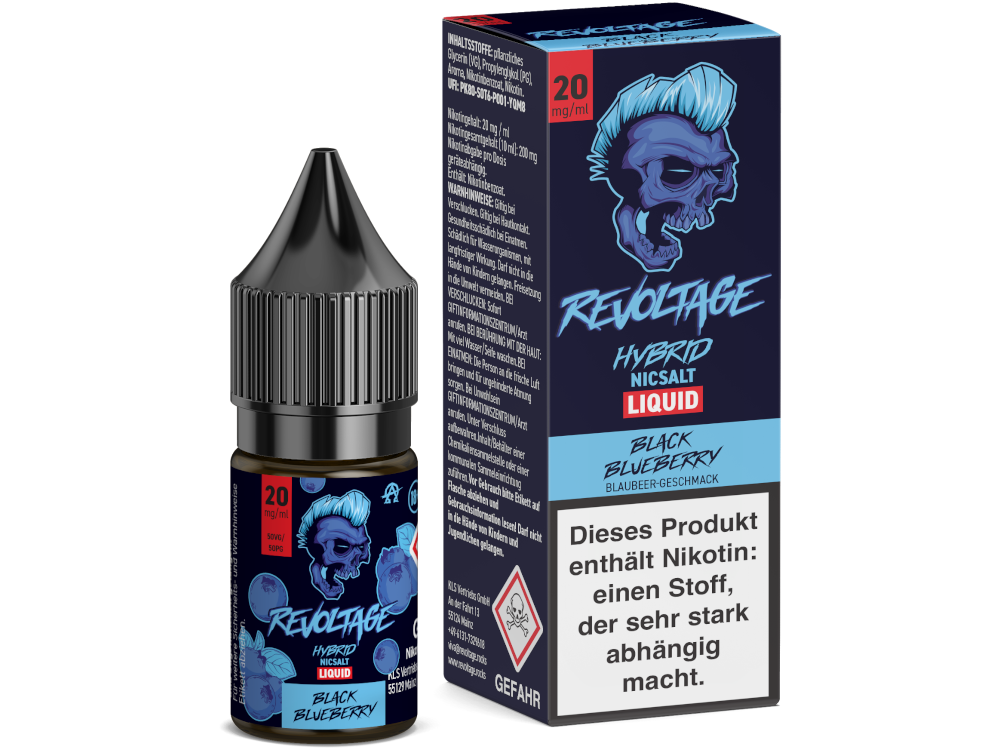 Revoltage Hybrid Liquid Black Blueberry 20mg