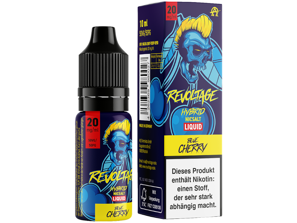 Revoltage Hybrid Liquid Blue Cherry 20mg