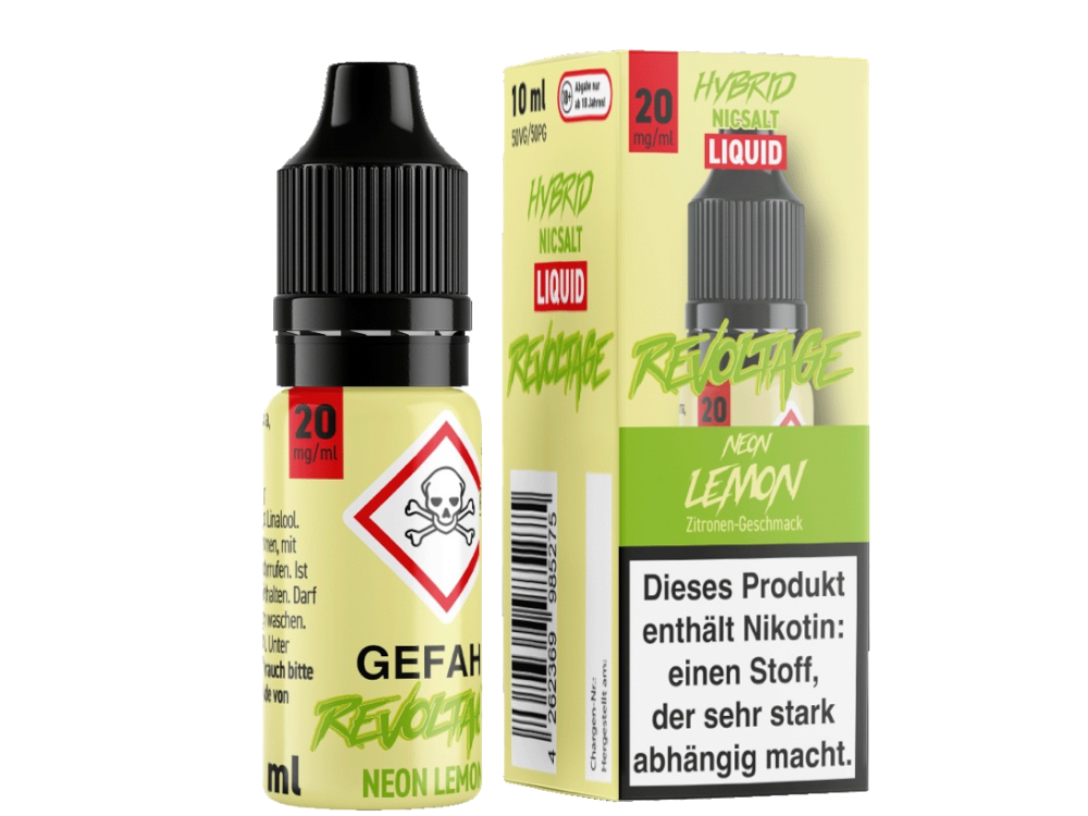 Revoltage Hybrid Liquid Neon Lemon 20mg