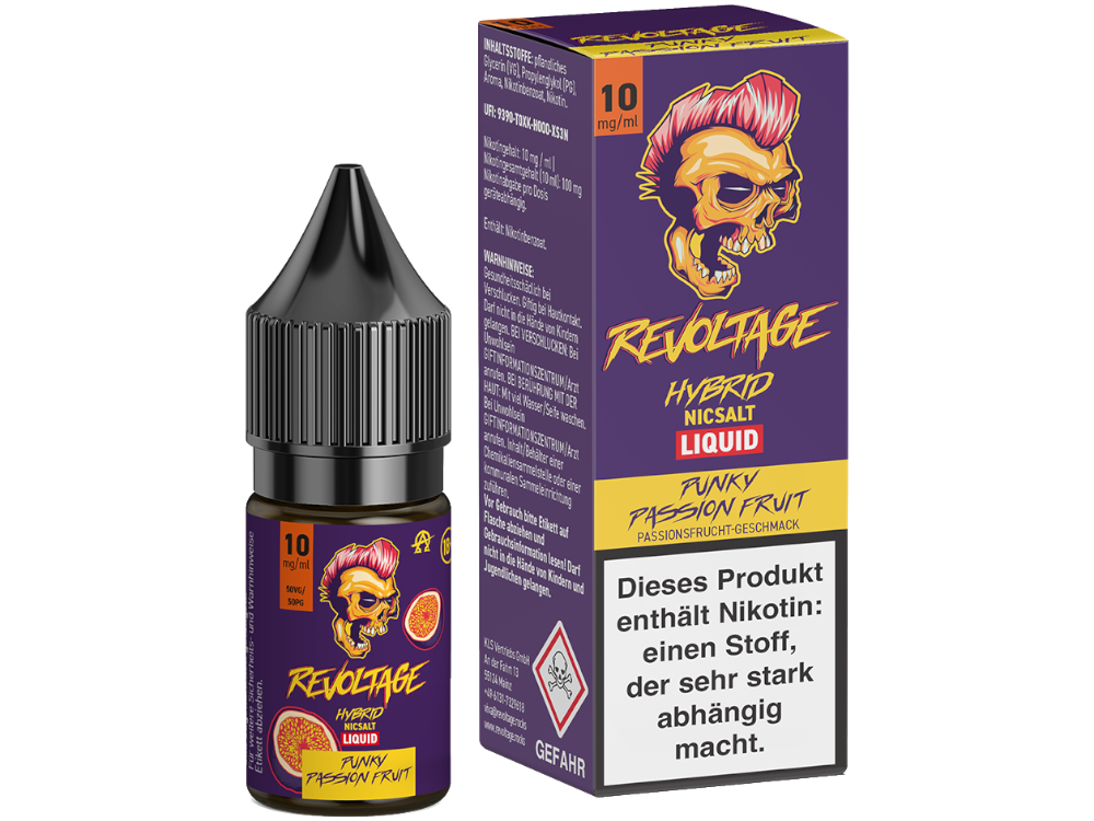 Revoltage Hybrid Liquid Punky Passionfruit 10mg
