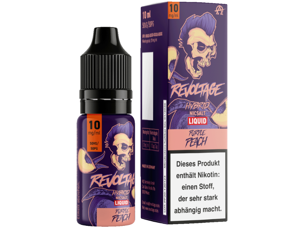Revoltage Hybrid Liquid Purple Peach 10mg