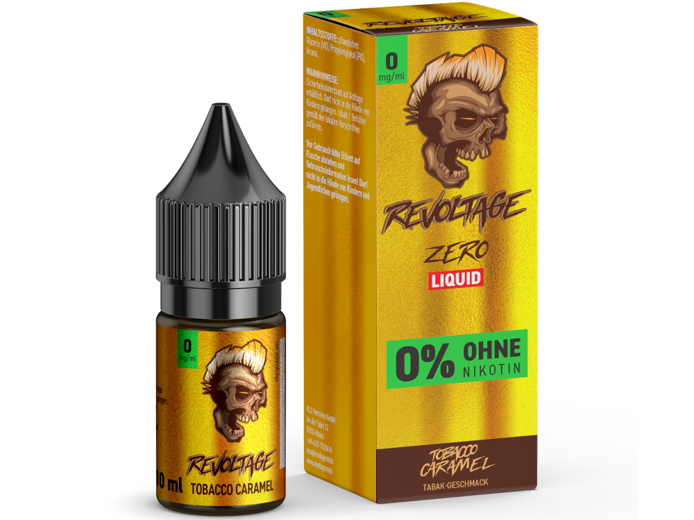 Revoltage Hybrid Liquid Tobacco Caramel 0mg