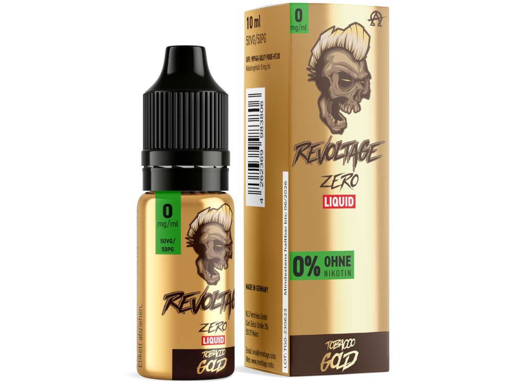 Revoltage Liquid Tobacco Gold 0mg