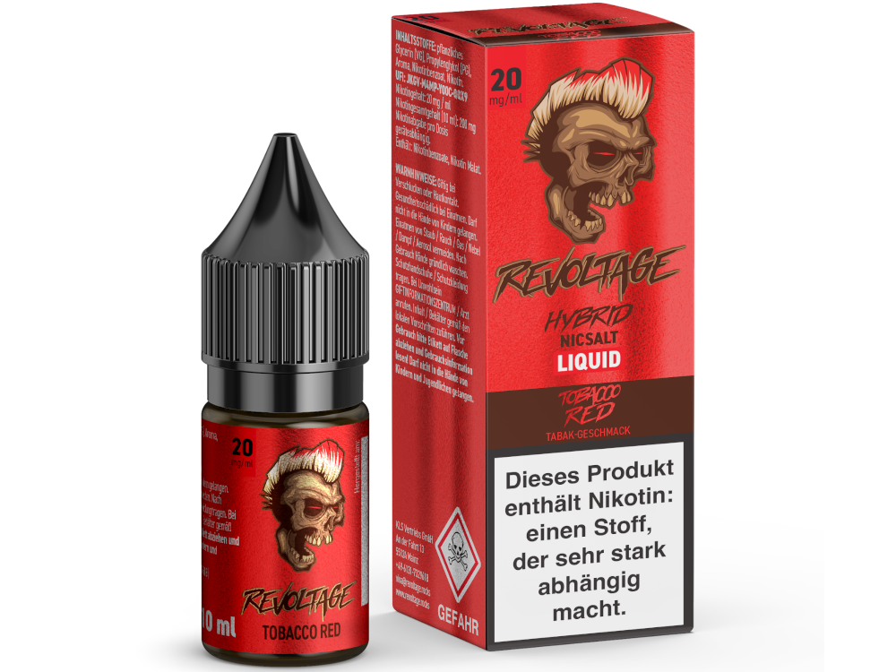 Revoltage Hybrid Liquid Tobacco Red 20mg
