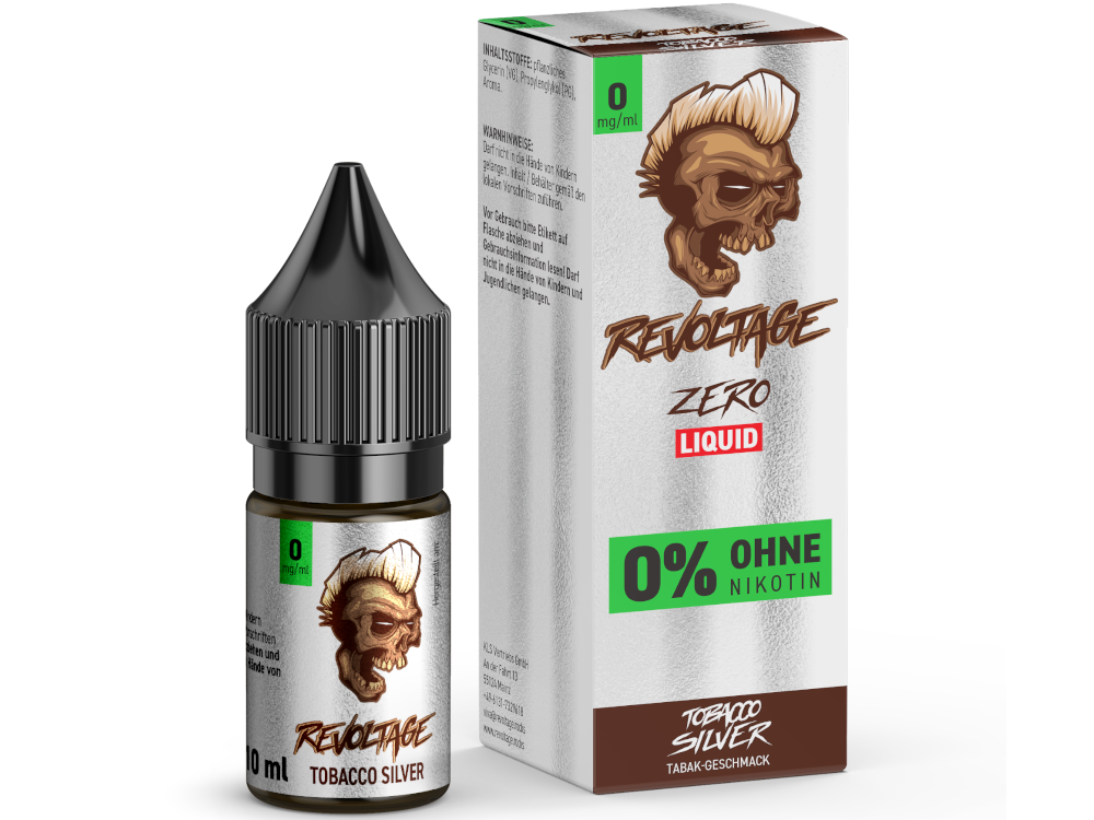 Revoltage Hybrid Liquid Tobacco Silver 0mg