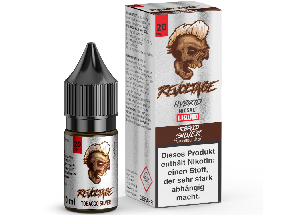 Revoltage Hybrid Liquid Tobacco Silver